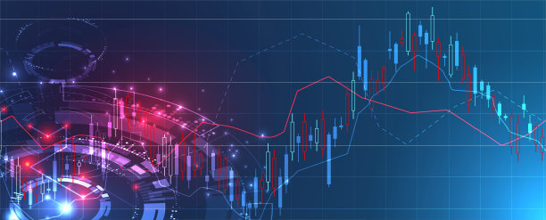 理财活动金融概念互联网背景插画