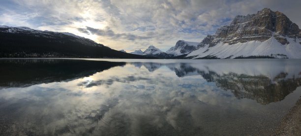 壮丽的高山美景