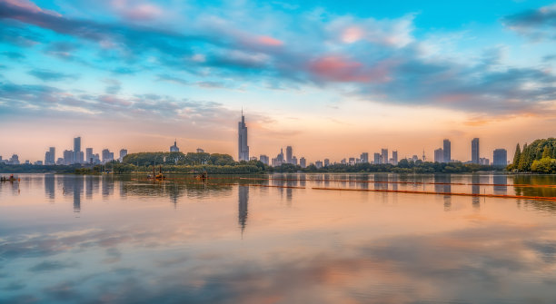 城市街道风景建筑背景