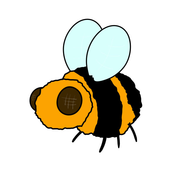 简洁蜜蜂logo
