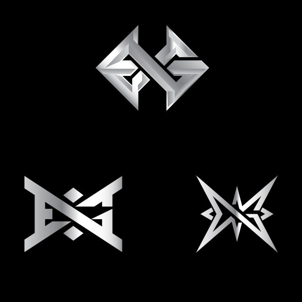 x字母标志x字母logo设计