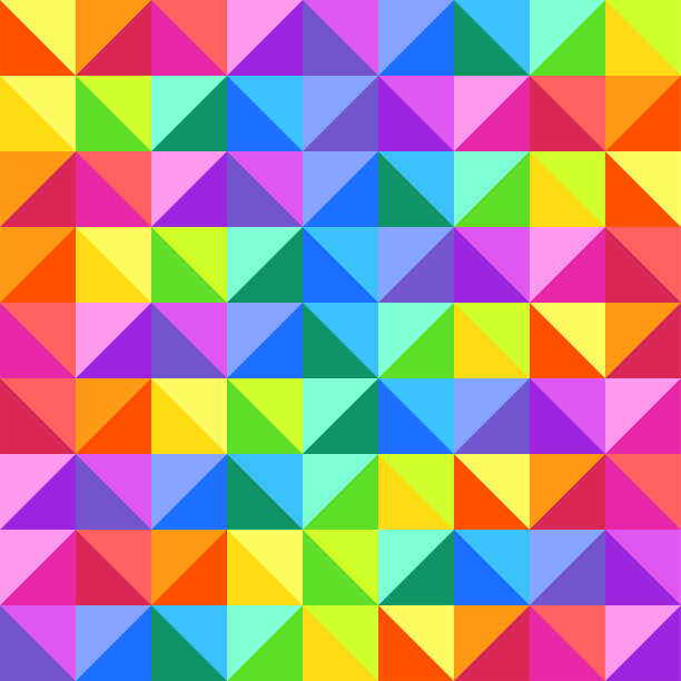 彩色几何抽象底纹