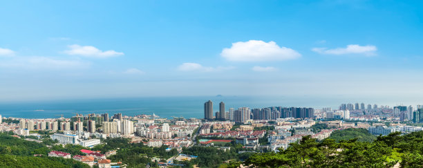 青岛风光全景