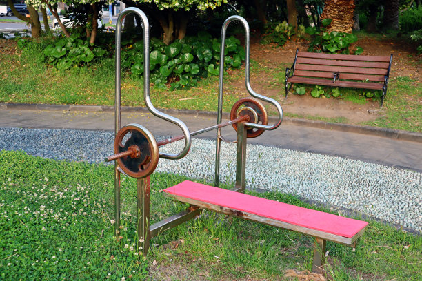 公园里的健身器材