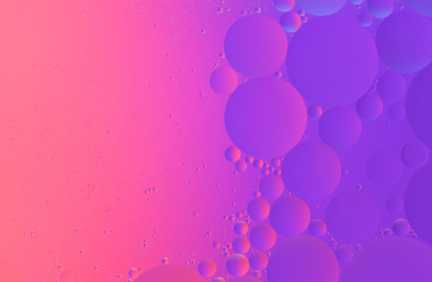 紫红气泡