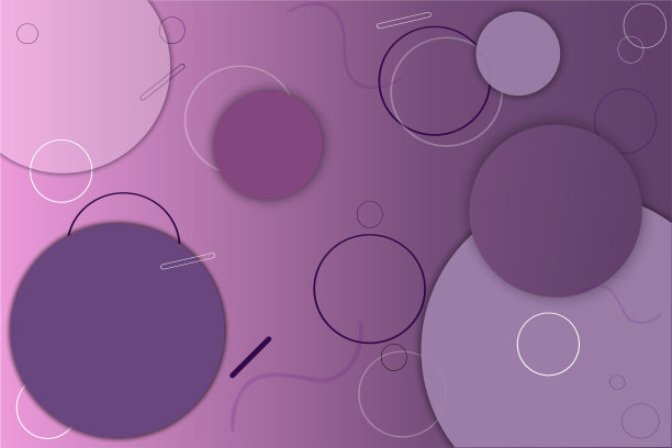 紫色梦幻圆圈背景