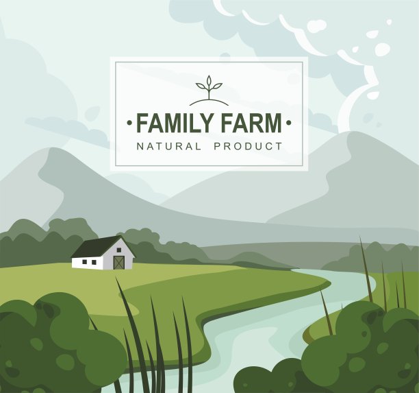田园旅游农业logo