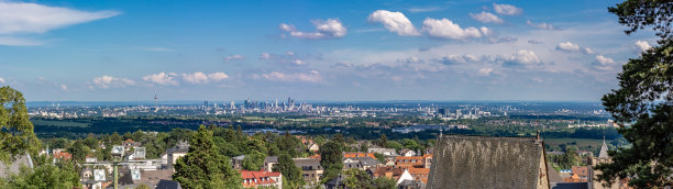 德国法兰克福城市风光风景