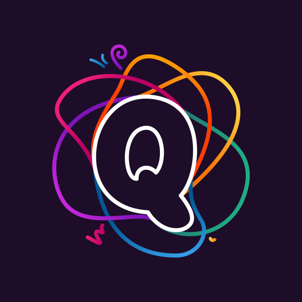 q色彩logo