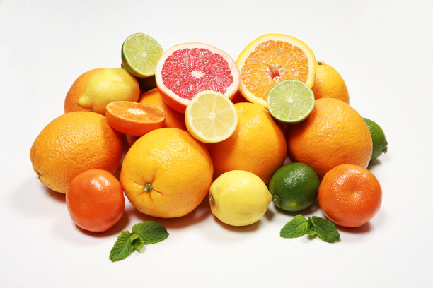 新鲜桔子橘子柠檬