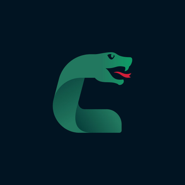 字母c龙logo