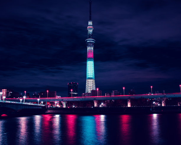 东京夜晚灯光