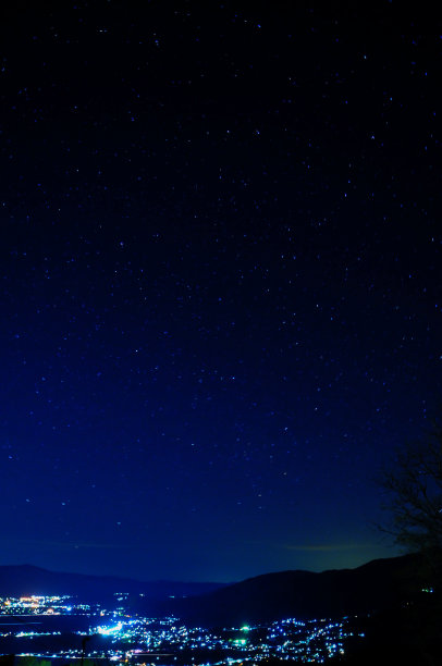 彩色星空