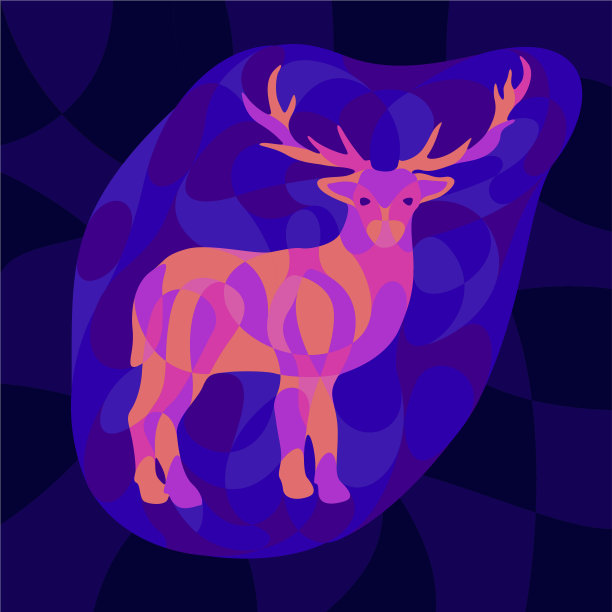 鹿标志logo