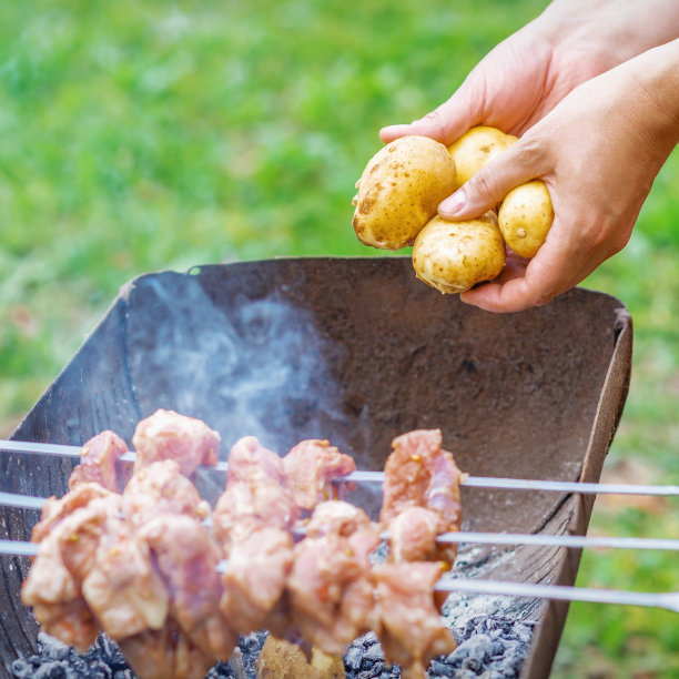 烤肉烧烤bbq野餐牛排美食餐饮