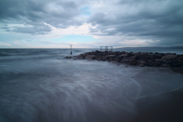 雨后海边风景