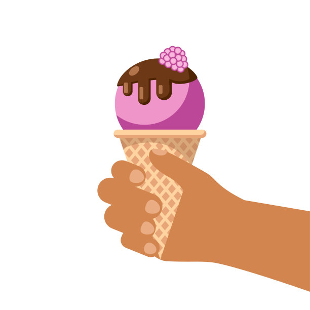 夏至冰淇淋海报