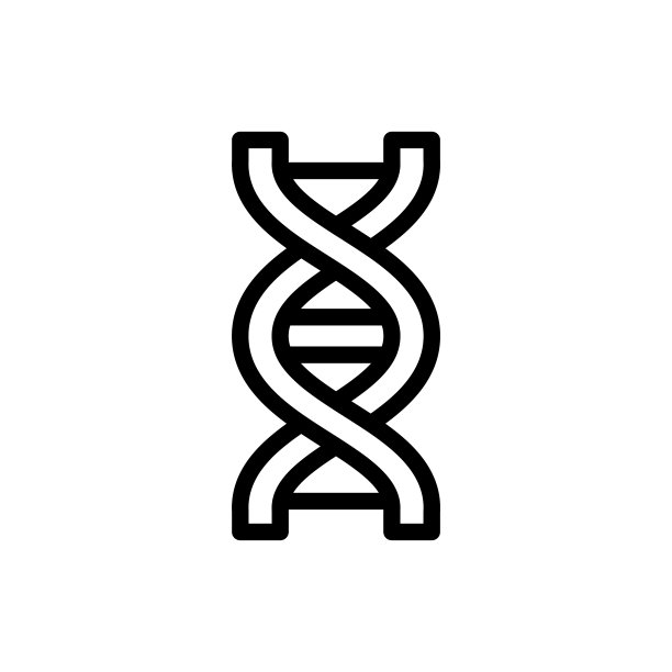dna链基因科技插画