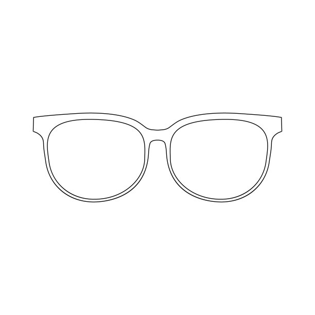 眼睛眼镜视力标志logo
