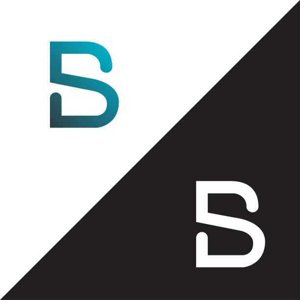 b字母logo,logo设计