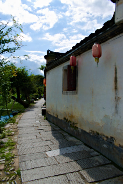 中式围墙中式建筑