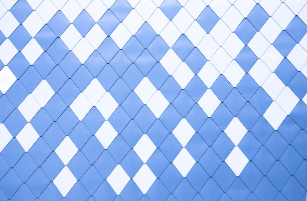 格子瓷砖蓝色格子