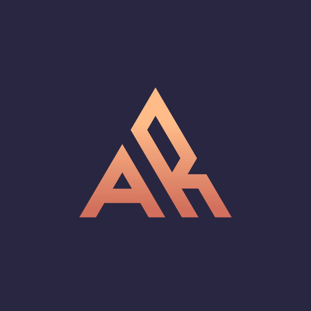 ar字母logo设计