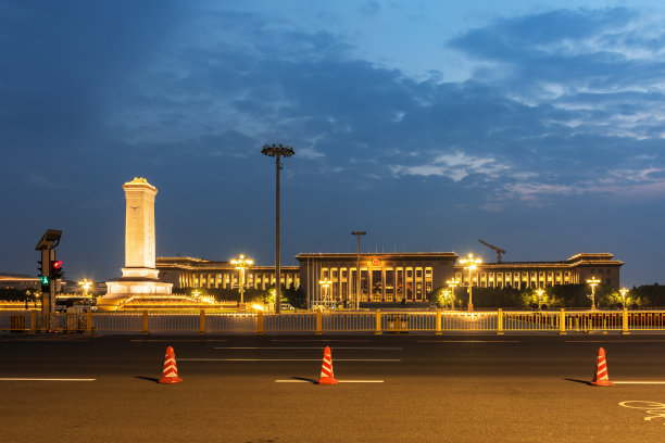 北京天安门夜景