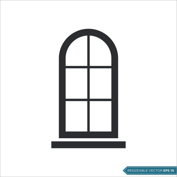 古典门窗logo设计