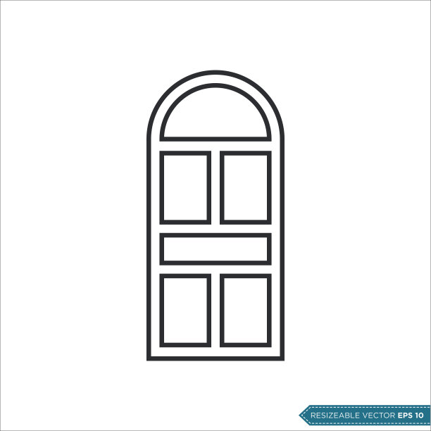 古典门窗logo设计