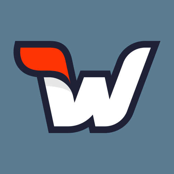 w字母翅膀logo