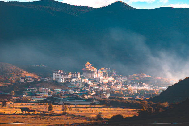 西藏拉萨布达拉宫冬景