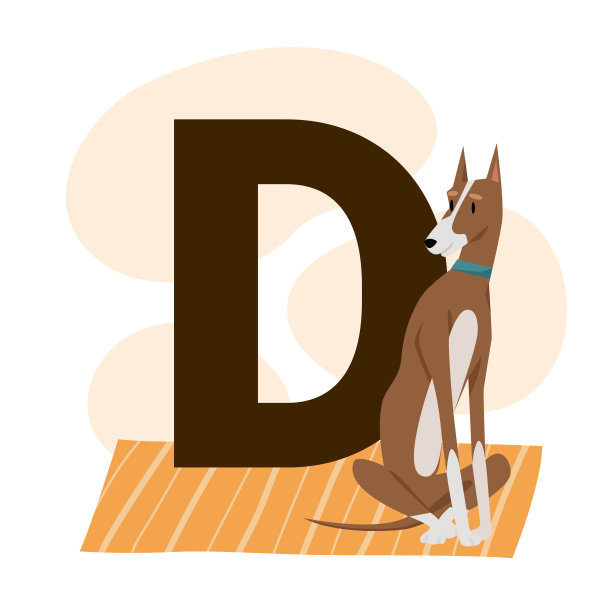 英文d的logo设计