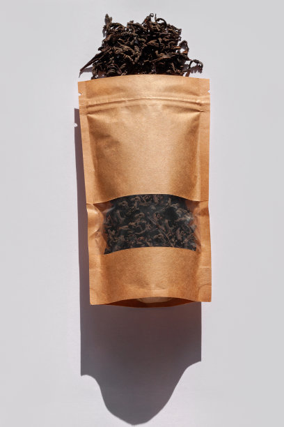 黑色茶叶包装袋设计