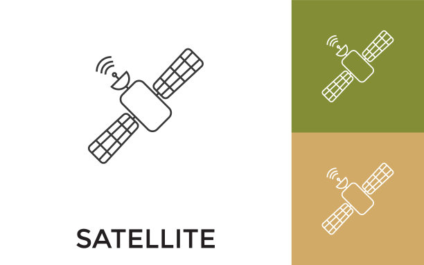 卫星轨迹logo