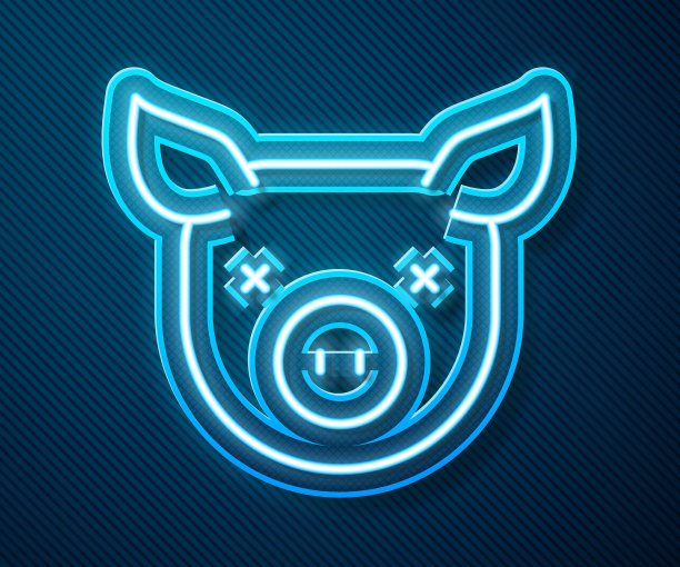 蓝猪logo