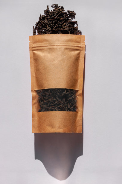 黑色茶叶包装袋设计