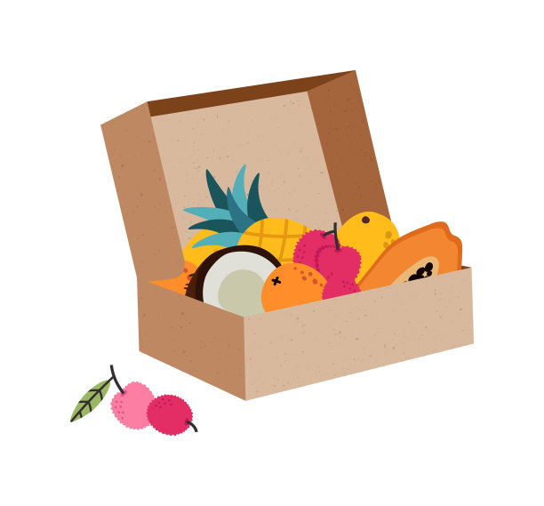荔枝包装 水果盒子