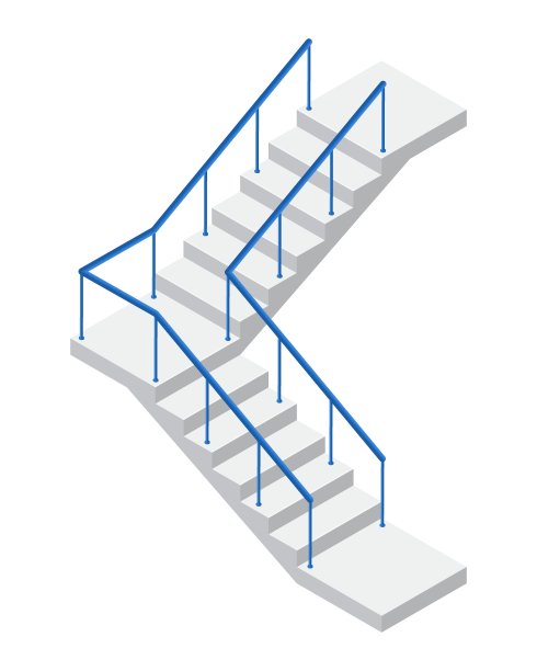 直梯步梯