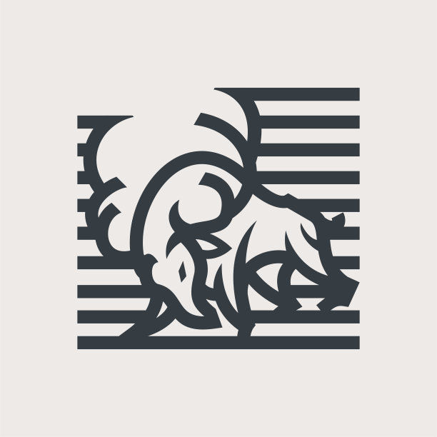 虎头服装服饰logo
