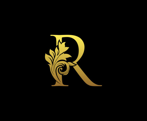 r字母大气创意logo设计
