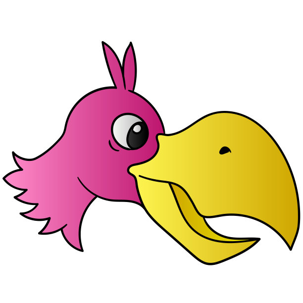 鹦鹉logo大鸟儿标志设计