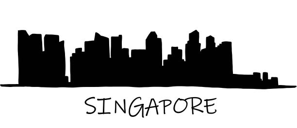 新加坡天际线线描