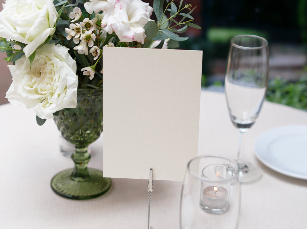 婚礼白色餐桌素材