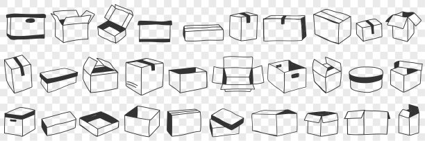 卡通正方形包装盒模板设计