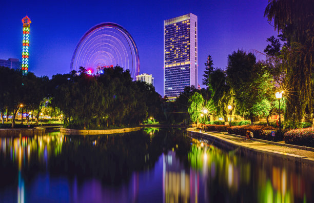中国长春城市夜景