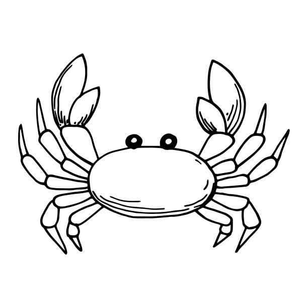 小龙虾印花图案
