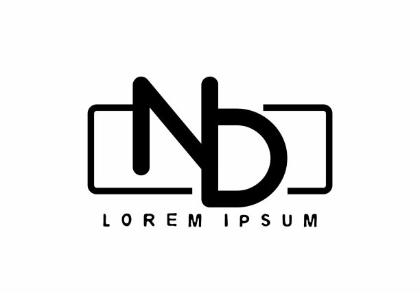 nd字母logo