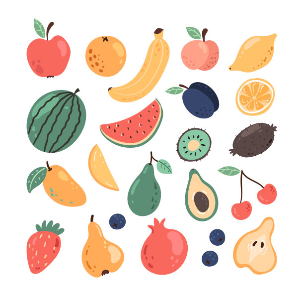 水果蔬菜手绘