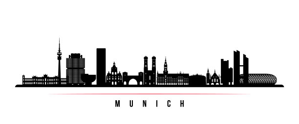 慕尼黑城市剪影